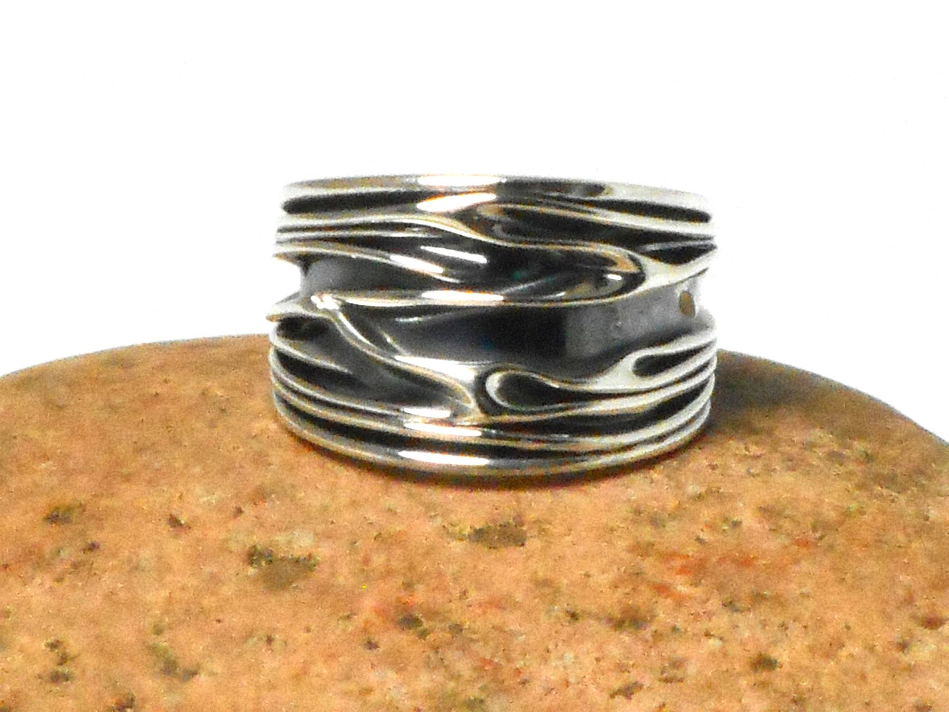 Großer Ring Aus 925Er Sterlingsilber von ArtGeckoJewellery