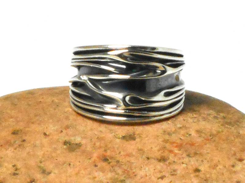 Großer Ring Aus 925Er Sterlingsilber von ArtGeckoJewellery