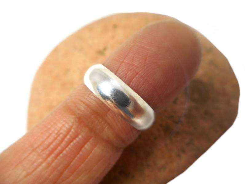 Schlichte Verstellbare 925 Sterling Silber Zehenring - 5 Mm von ArtGeckoJewellery