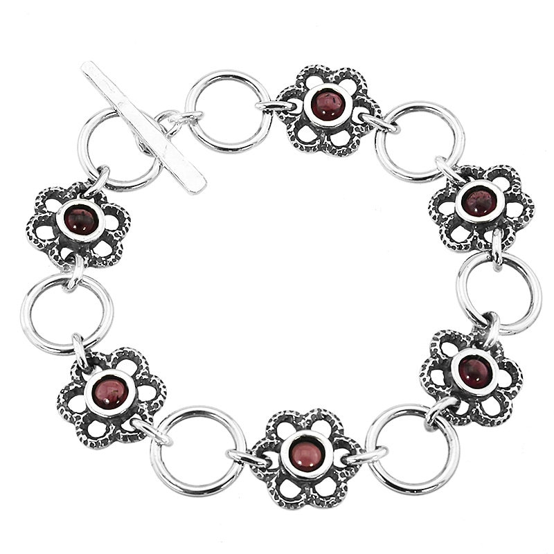 Granat Armband - Silber Roten Almandin Granat Armband - Silber Roten Almandin von ArtGema