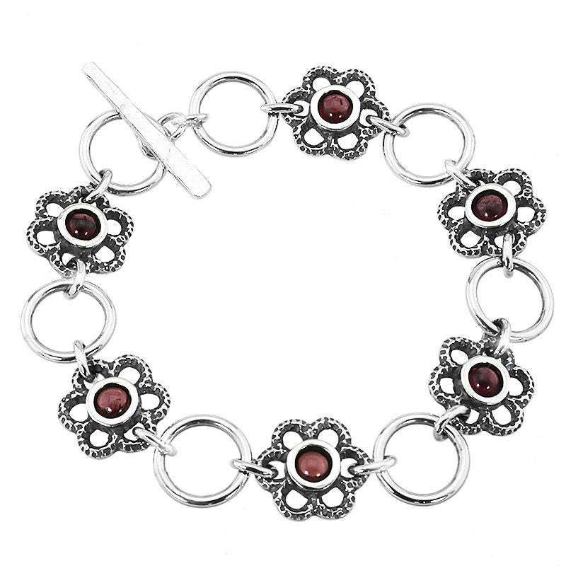 Granat Armband - Silber Roten Almandin Granat Armband - Silber Roten Almandin von ArtGema