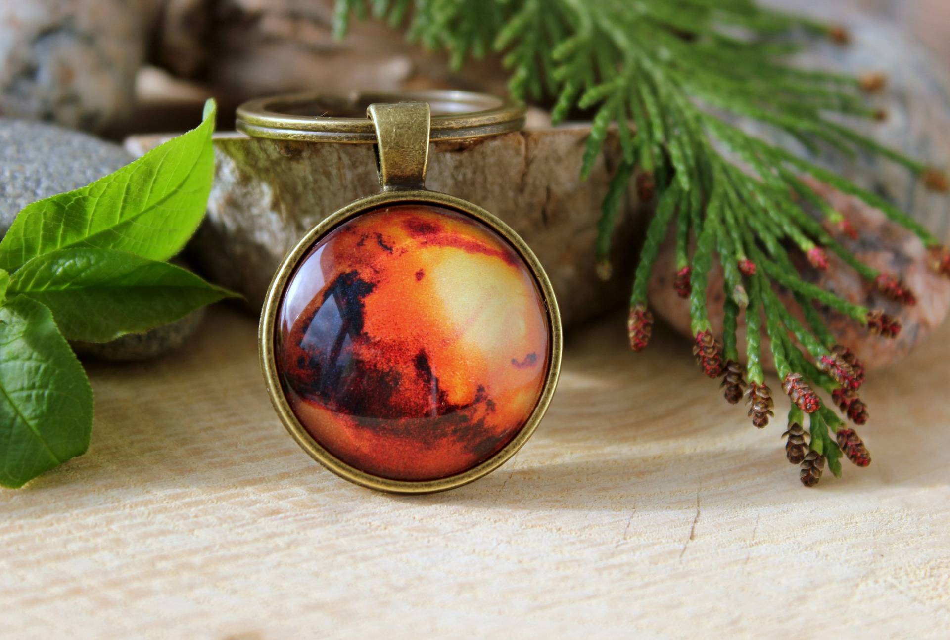 Mars Schlüsselanhänger | Galaxy Space Schmuck Universum Personalisiertes Geschenk von ArtHarmony