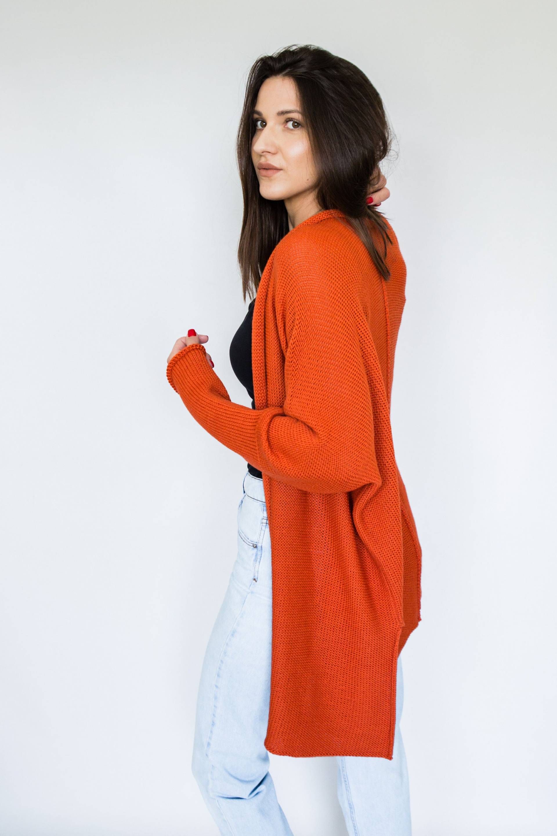 Lockerer Cardigan, Handgemachter Pullover Lockerer Cardigan, Handgemachter Pullover von ArtHermina