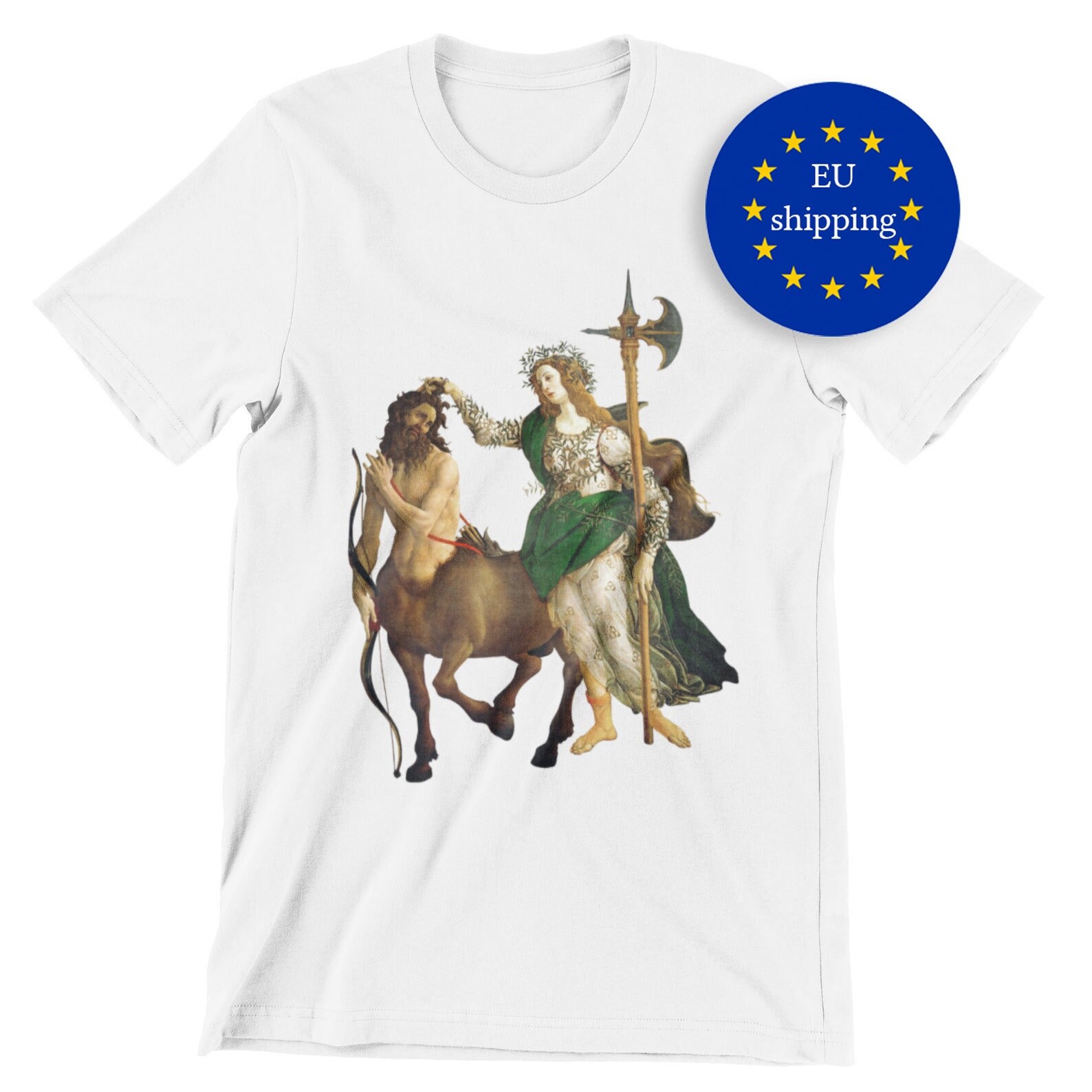 Botticelli Pallas Und Das Centaur T-Shirt, Renaissance Shirt Eu Versand von ArtHistoryClub2