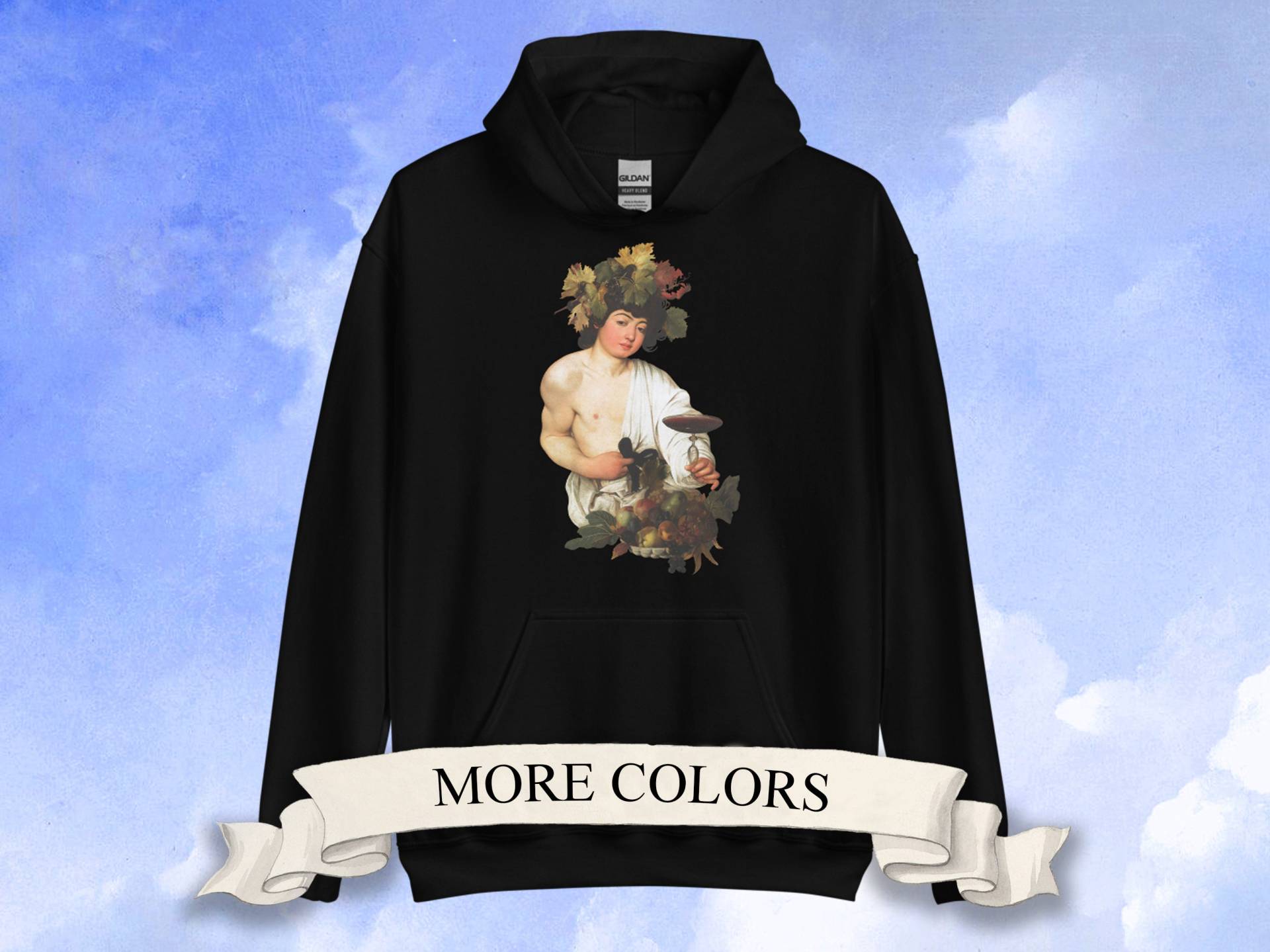 Caravaggio Hoodie, Bacchus Hoodie von ArtHistoryClub2