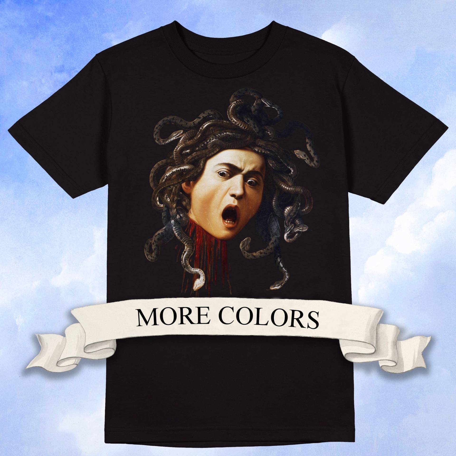 Caravaggio Medusa T-Shirt, Art History Shirt von ArtHistoryClub2