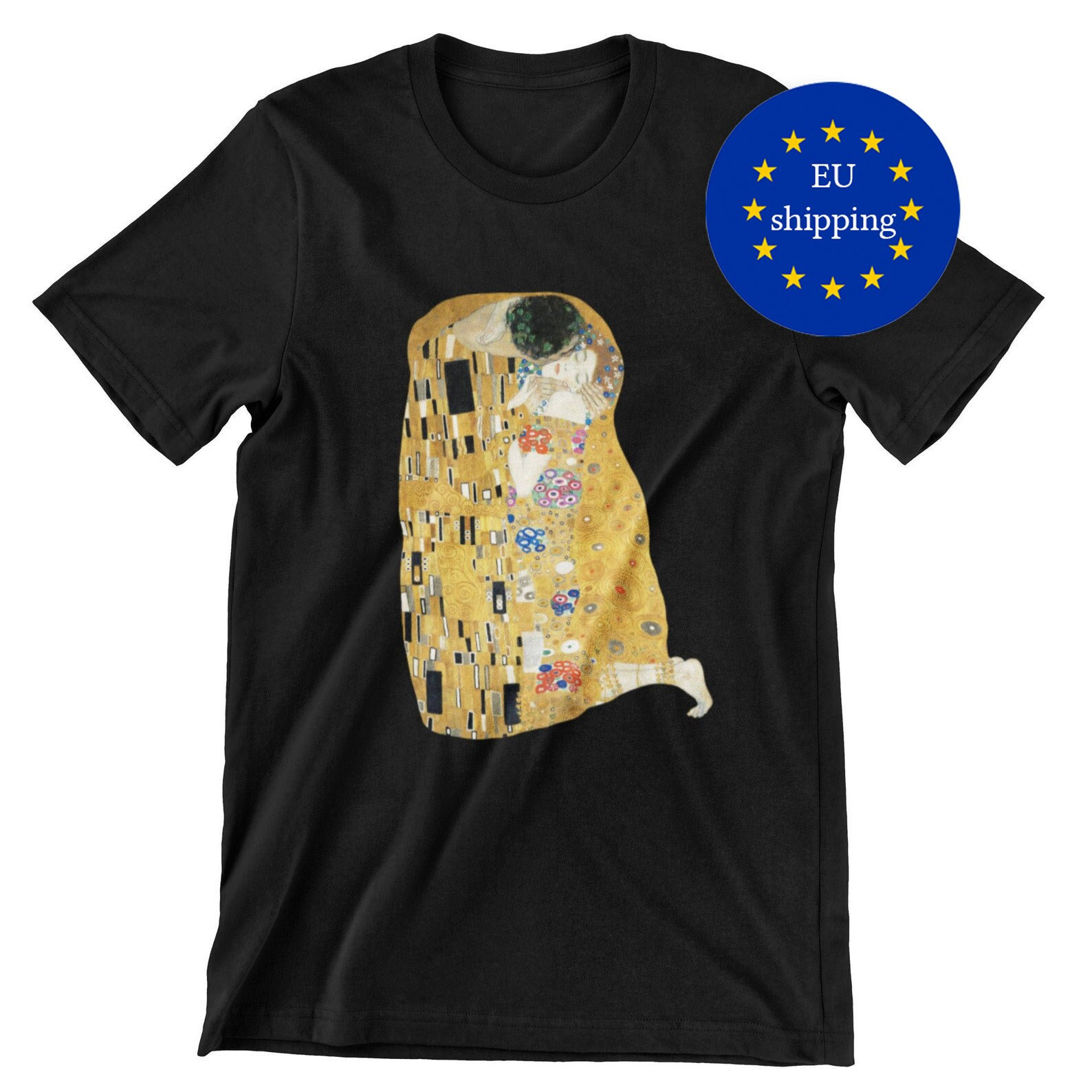 Der Kuss T-Shirt, Gustav Klimt Shirt Eu Versand von ArtHistoryClub2