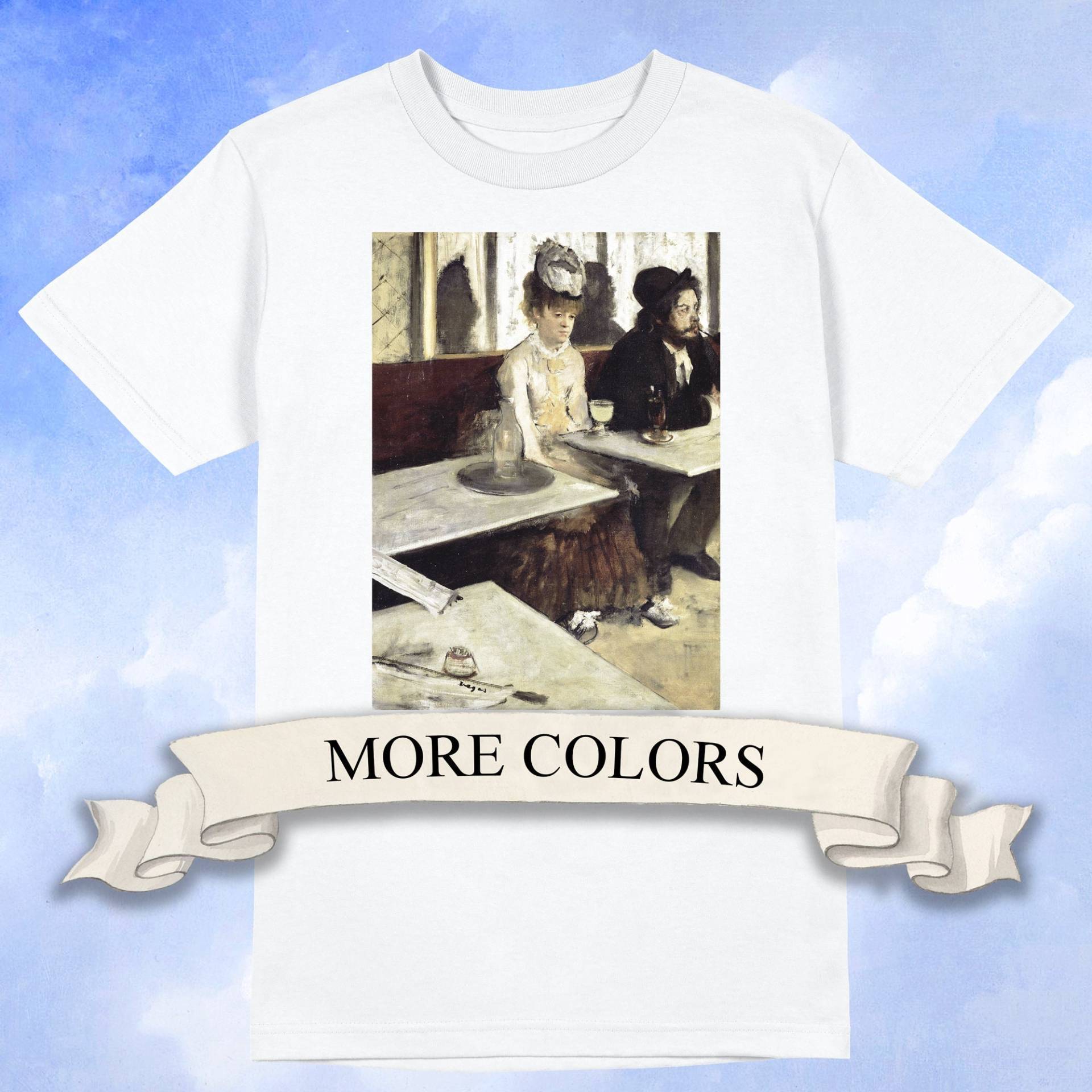 Edgar Degas - Im Café | Der Absinthe Trinker Unisex T-Shirt von ArtHistoryClub2