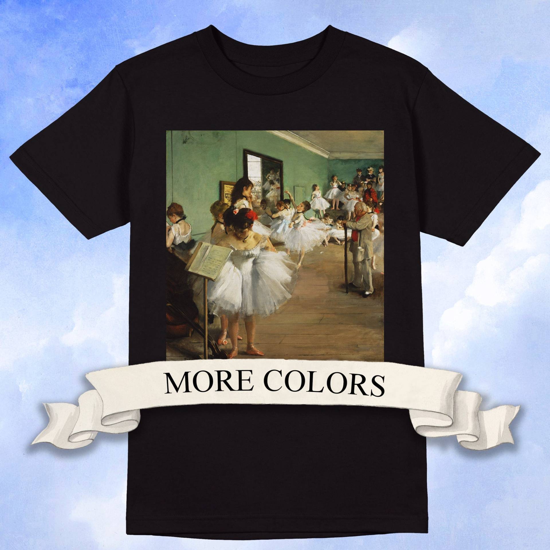 Edgar Degas - The Dance Class T-Shirt, Ballettshirt von ArtHistoryClub2