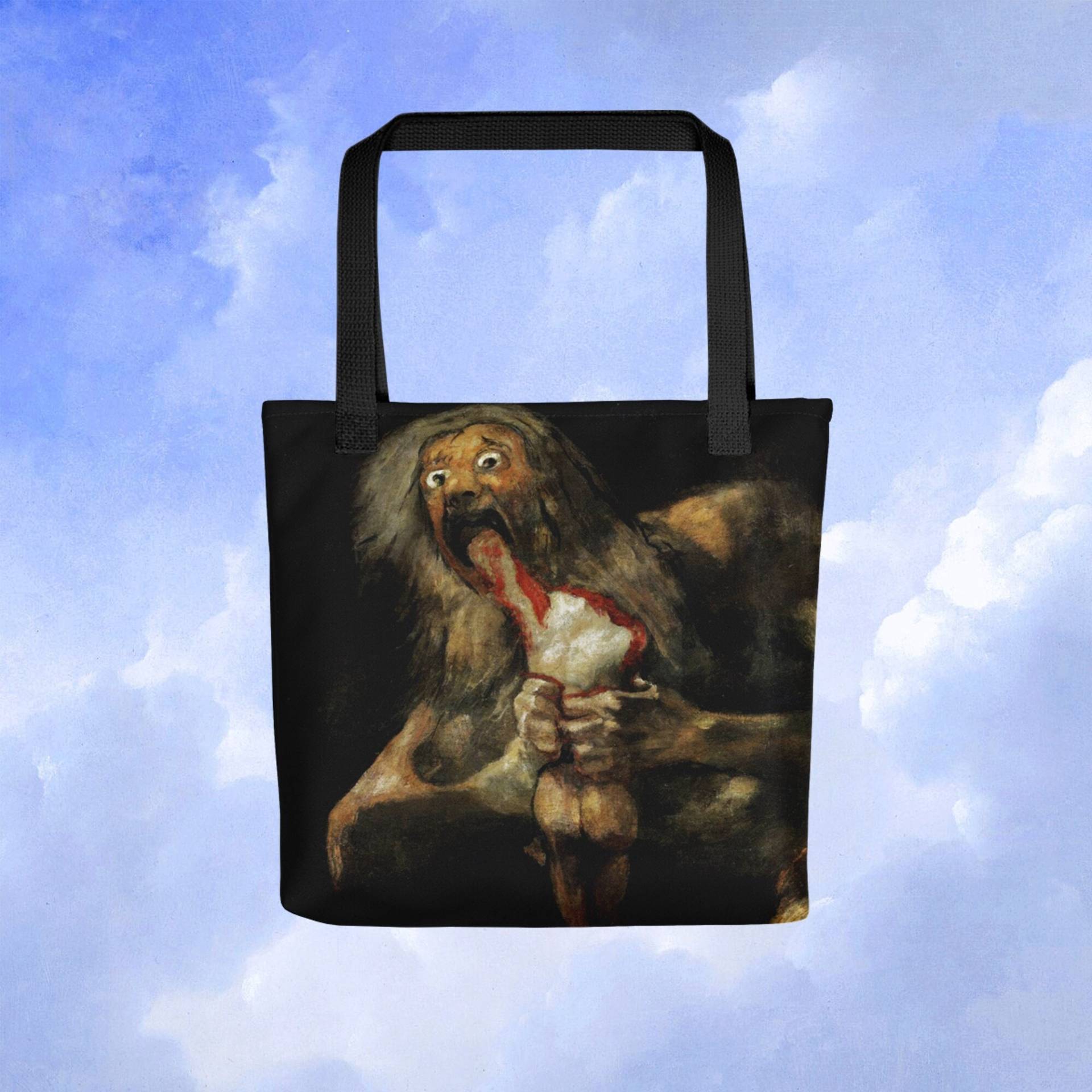 Francisco Goya - Saturn Verschlingt Seinen Sohn Tote Bag von ArtHistoryClub2