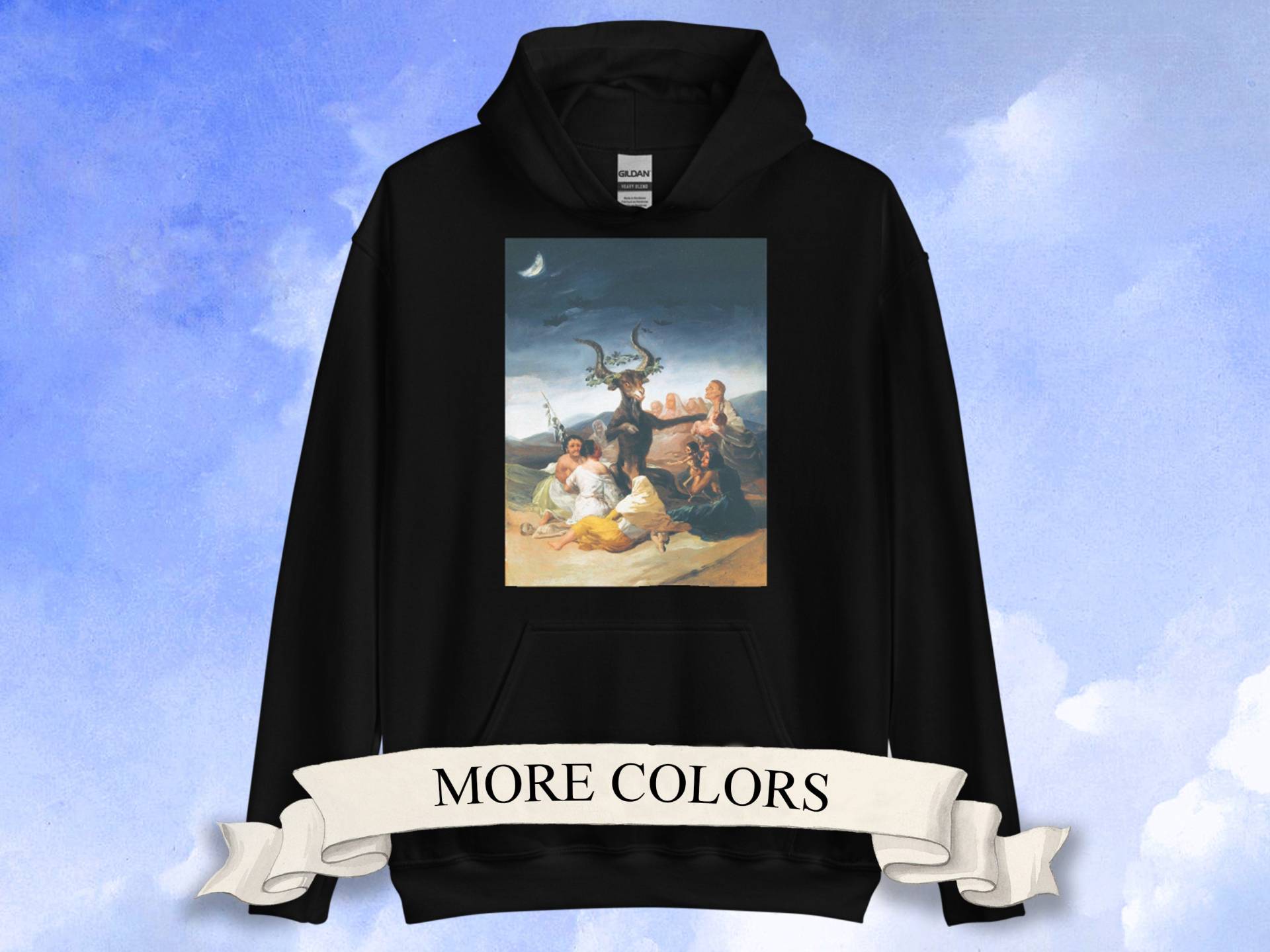 Francisco Goya Witches' Sabbath Hoodie, Okkult Hoodie von ArtHistoryClub2