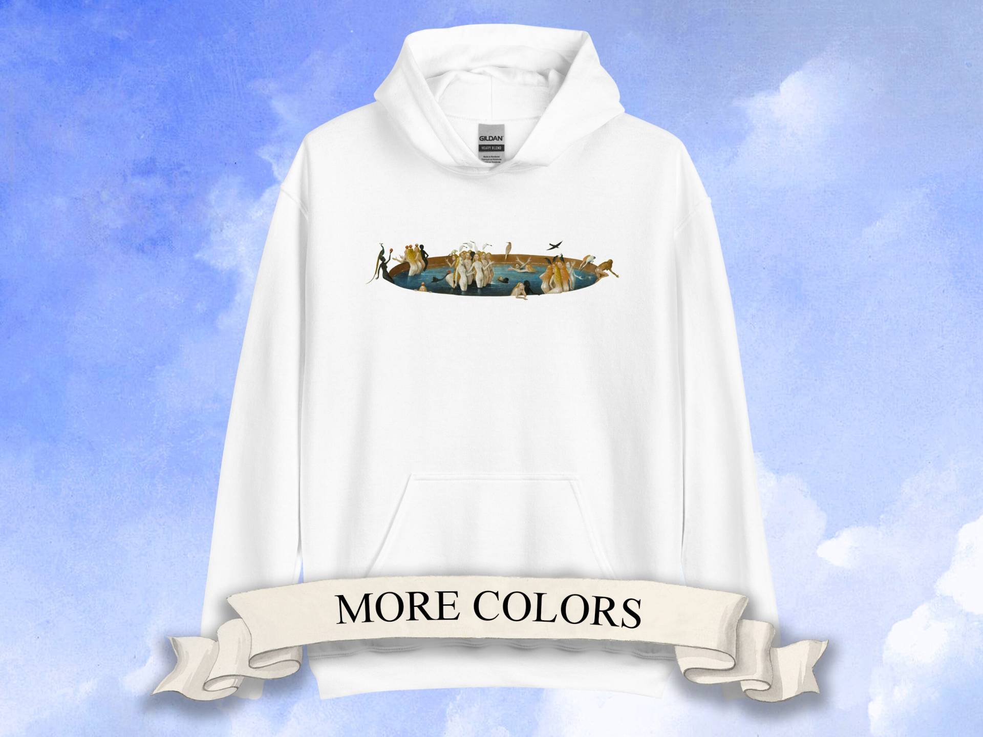 Hieronymus Bosch Hoodie, The Garden Of Earthly Delights Hoodie von ArtHistoryClub2