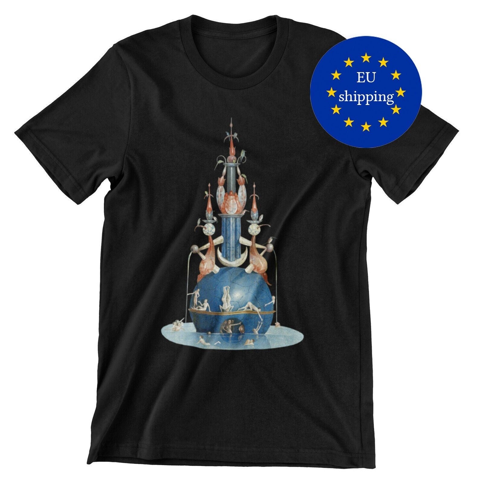 Hieronymus Bosch T-Shirt, Art History Shirt Eu Versand von ArtHistoryClub2