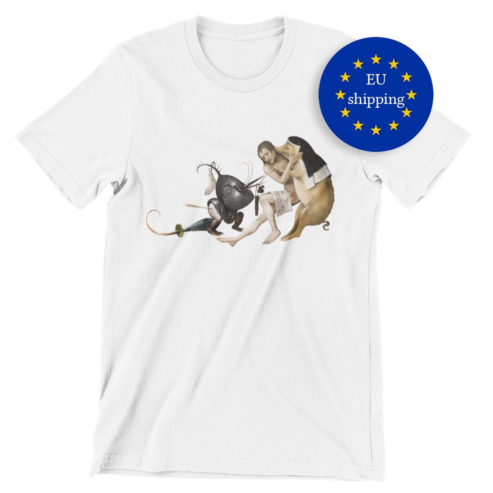 Hieronymus Bosch T-Shirt, Art History Shirt Eu Versand von ArtHistoryClub2