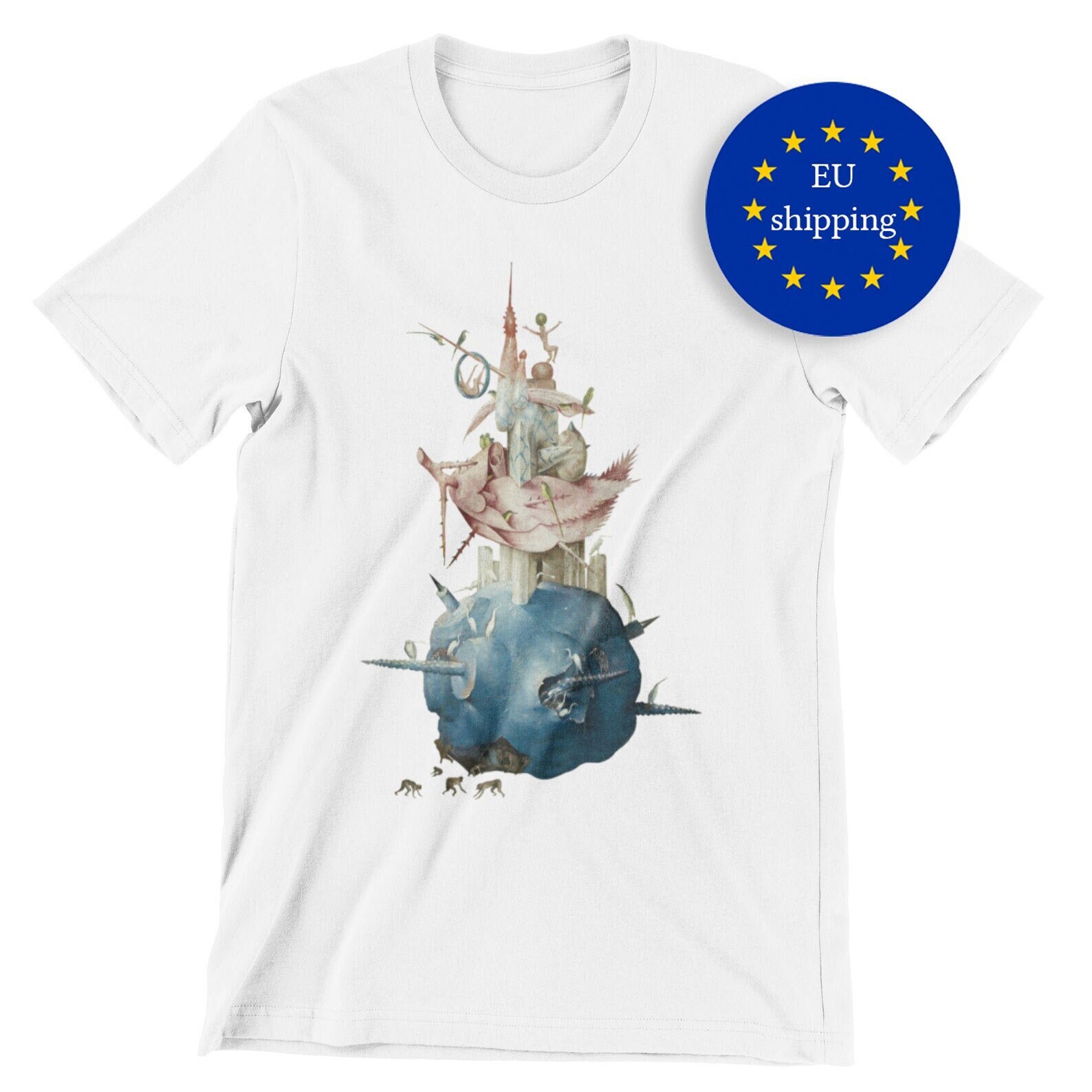 Hieronymus Bosch T-Shirt, Tower Shirt Eu Versand von ArtHistoryClub2