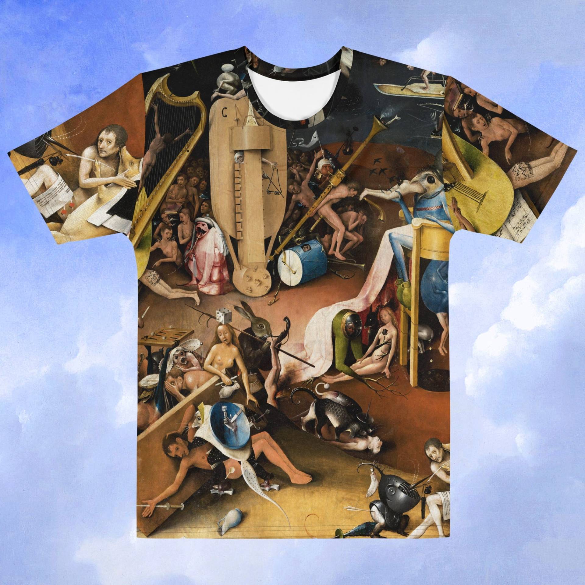 Hieronymus Bosch - The Garden Of Earthly Delights Hell Unisex T-Shirt von ArtHistoryClub2