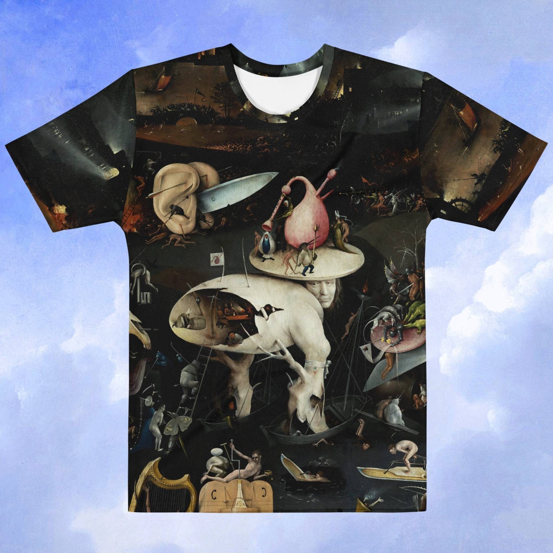 Hieronymus Bosch - The Garden Of Earthly Delights Hell Unisex T-Shirt von ArtHistoryClub2