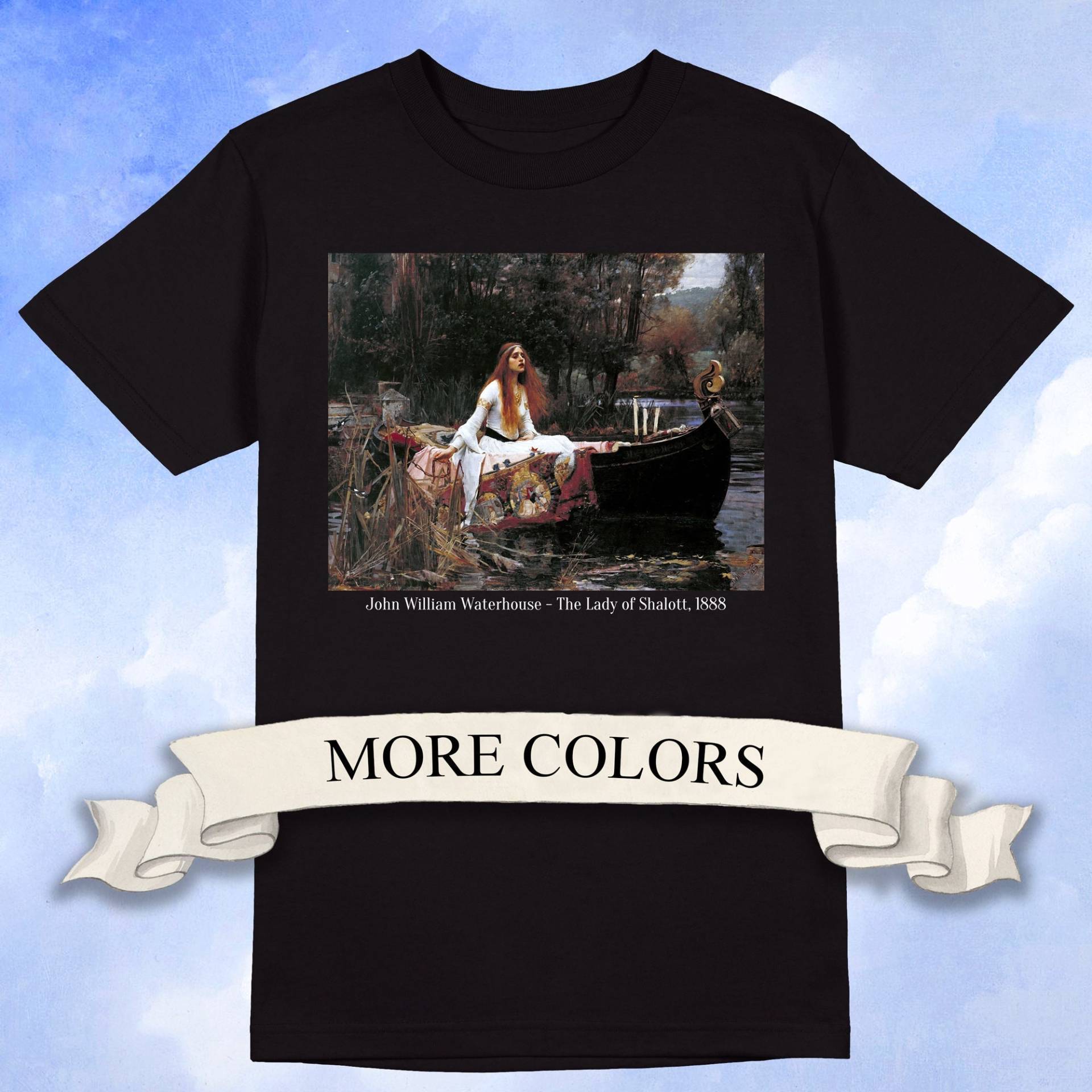 John William Waterhouse - The Lady Of Shalott Unisex T-Shirt von ArtHistoryClub2