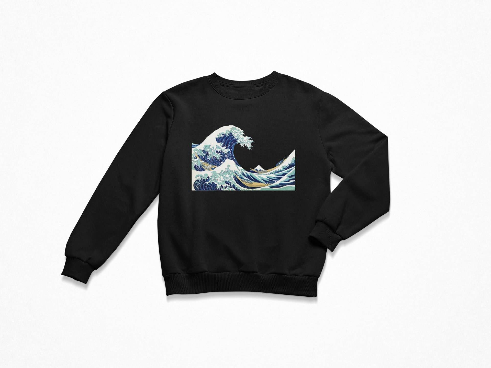 Katsushika Hokusai - Tolle Welle Aus Kanagawa Sweatshirt von ArtHistoryClub2