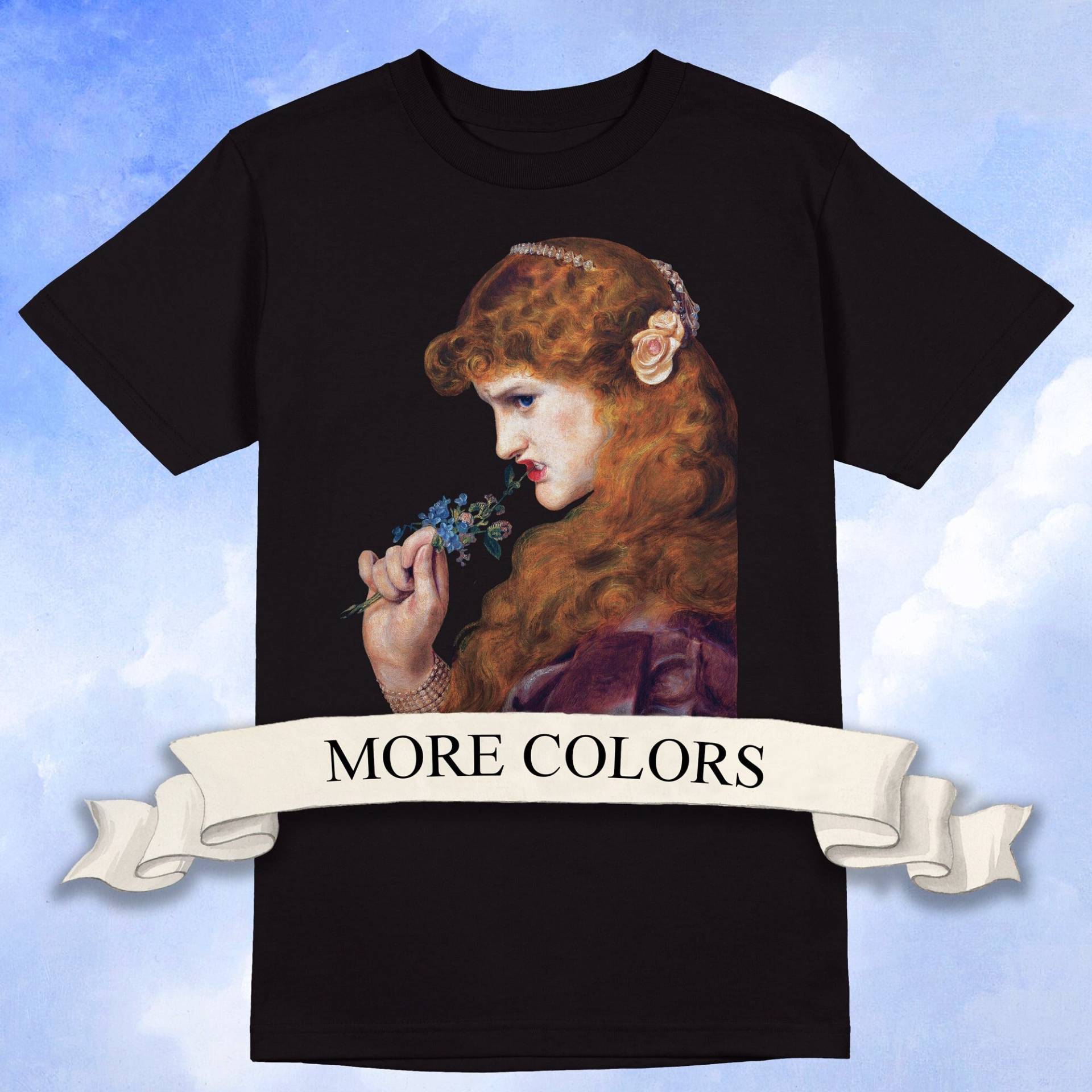 Love Es Shadow T-Shirt, Pre Raphaelite Art Shirt von ArtHistoryClub2