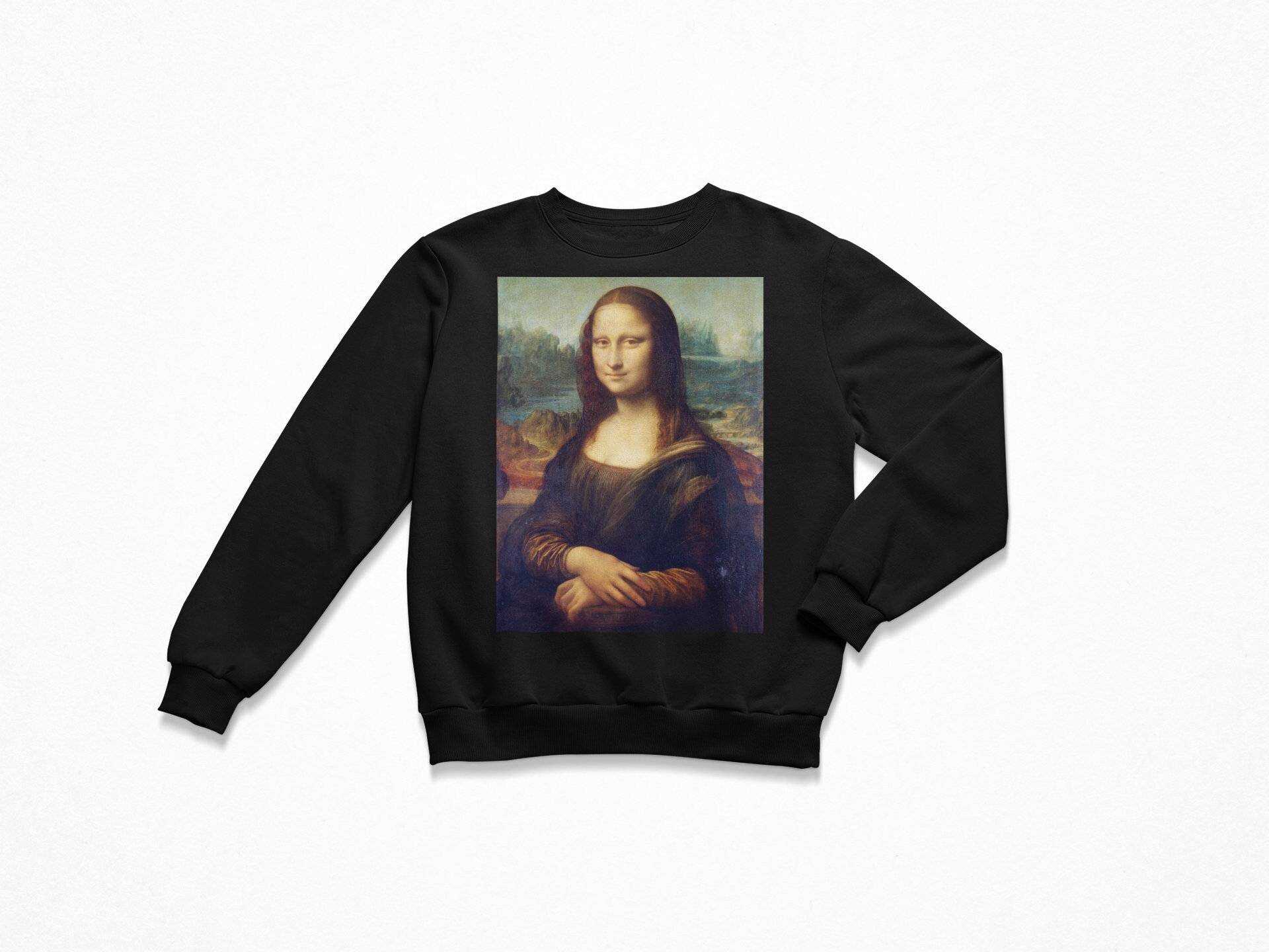 Mona Lisa Sweatshirt, Leonardo Da Vinci Sweatshirt von ArtHistoryClub2