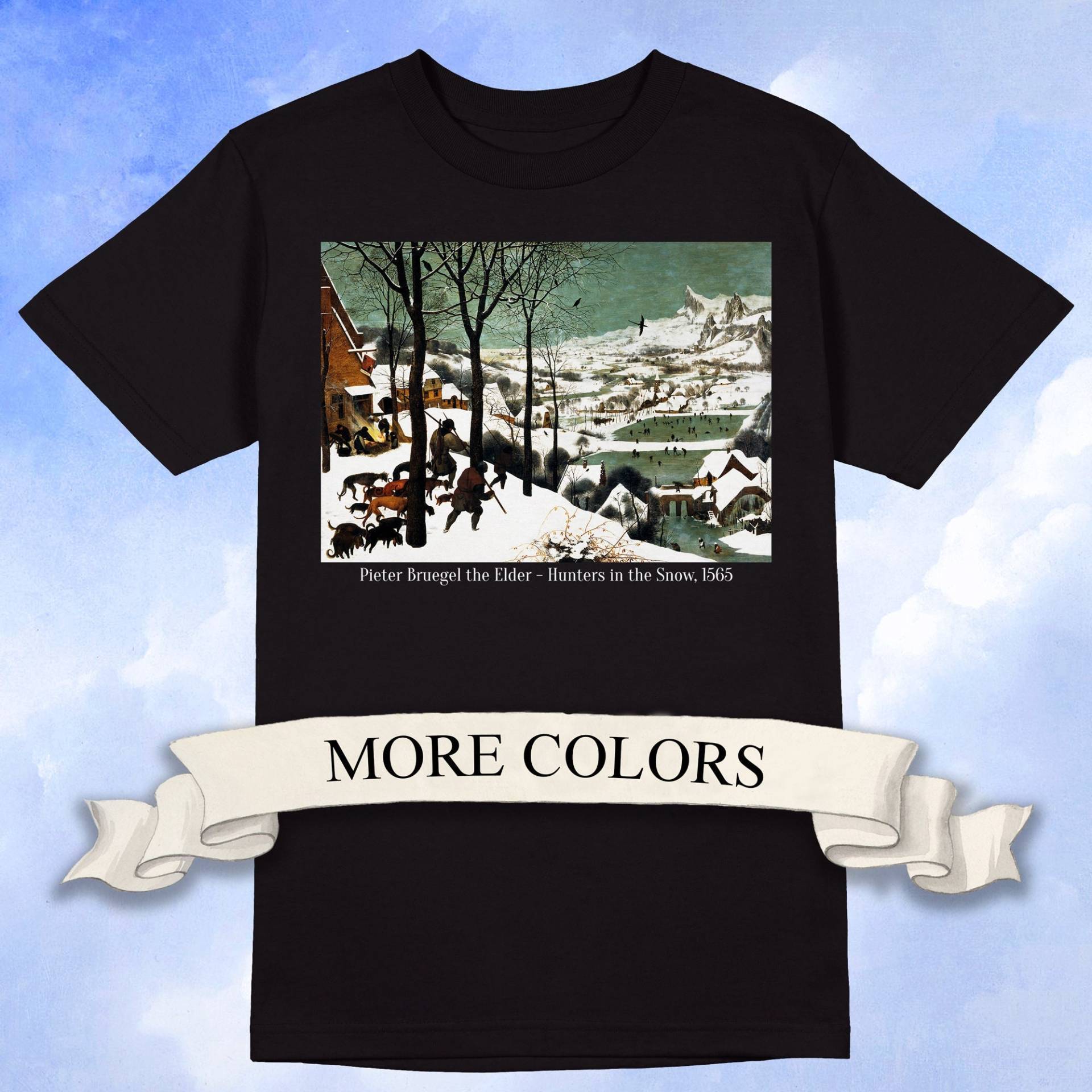 Pieter Bruegel Der Ältere - Die Jäger Im Schnee | Winter Unisex T-Shirt von ArtHistoryClub2