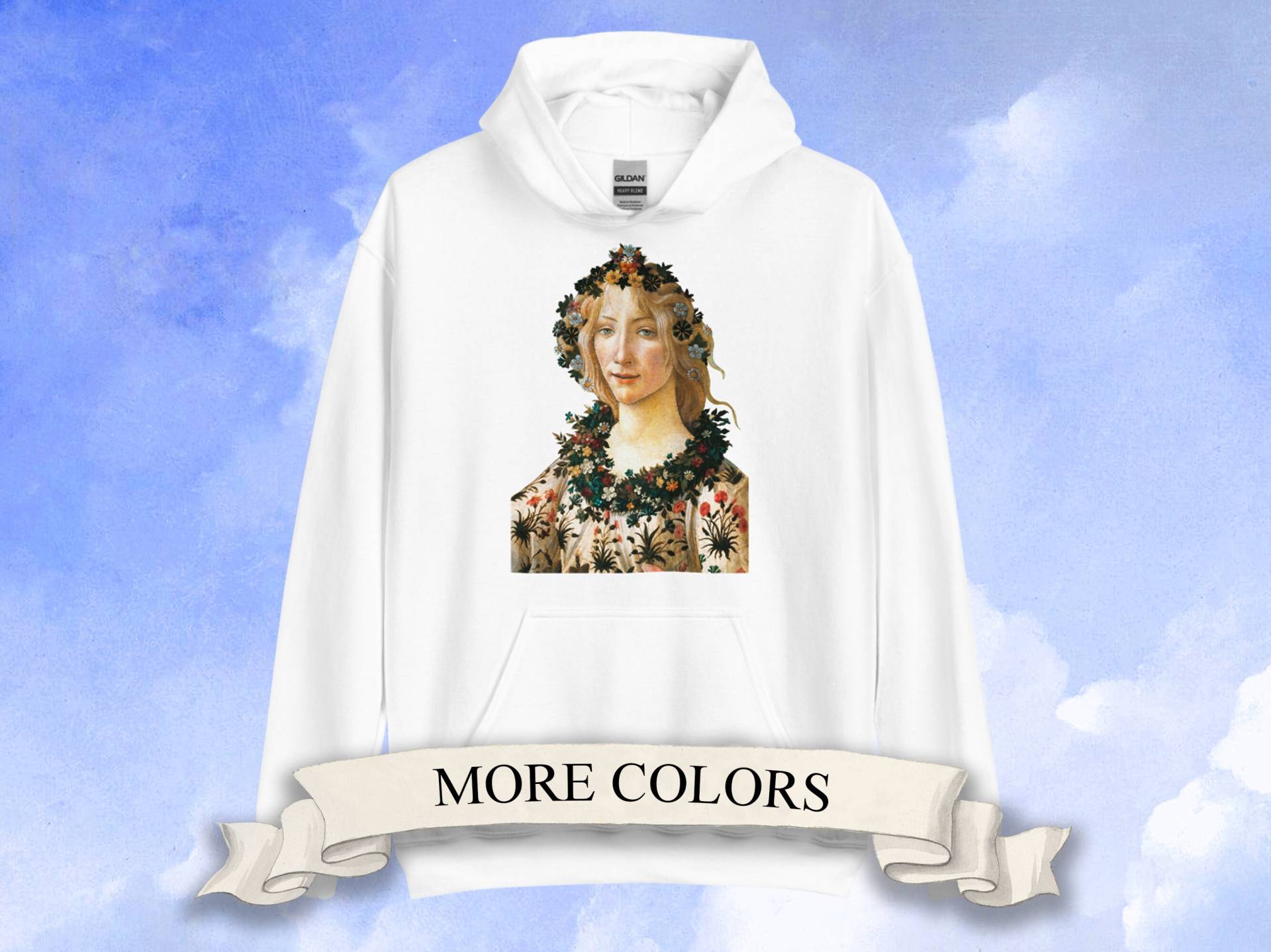 Primavera Hoodie, Sandro Botticelli Hoodie von ArtHistoryClub2