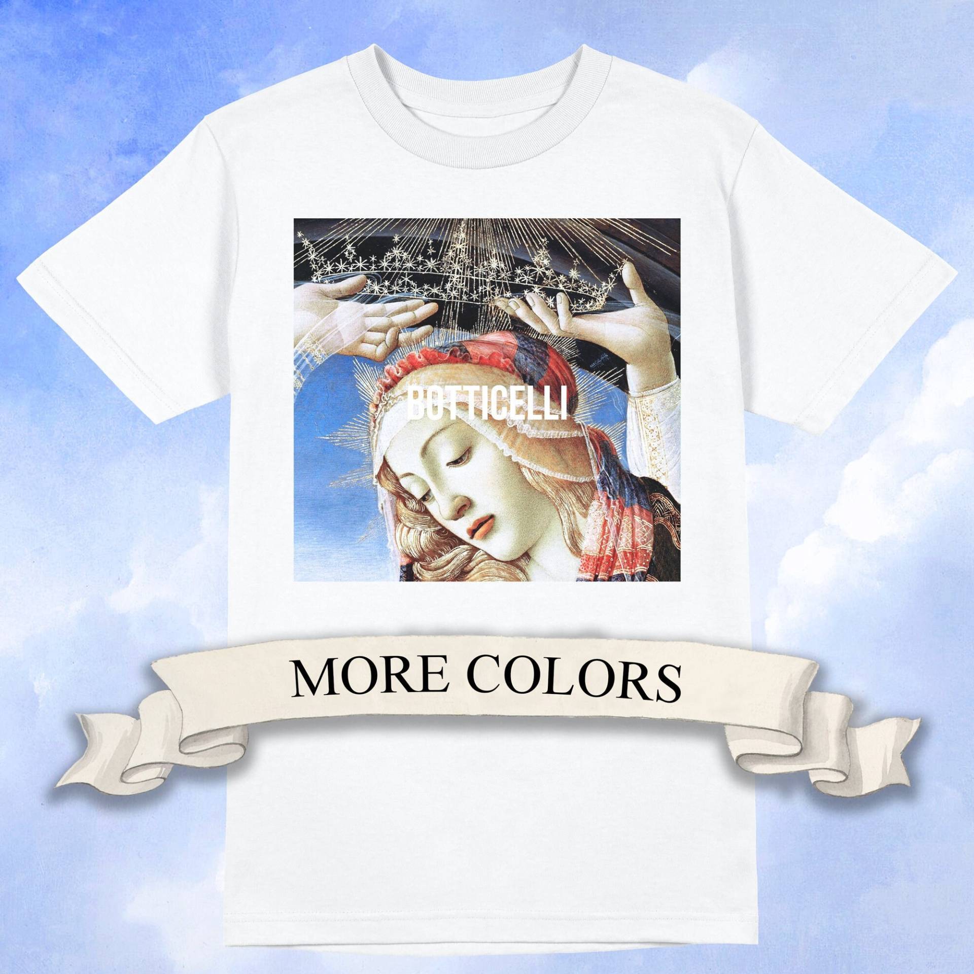 Sandro Botticelli - Madonna Der Magnificat Kurzärmeliges Unisex T-Shirt von ArtHistoryClub2