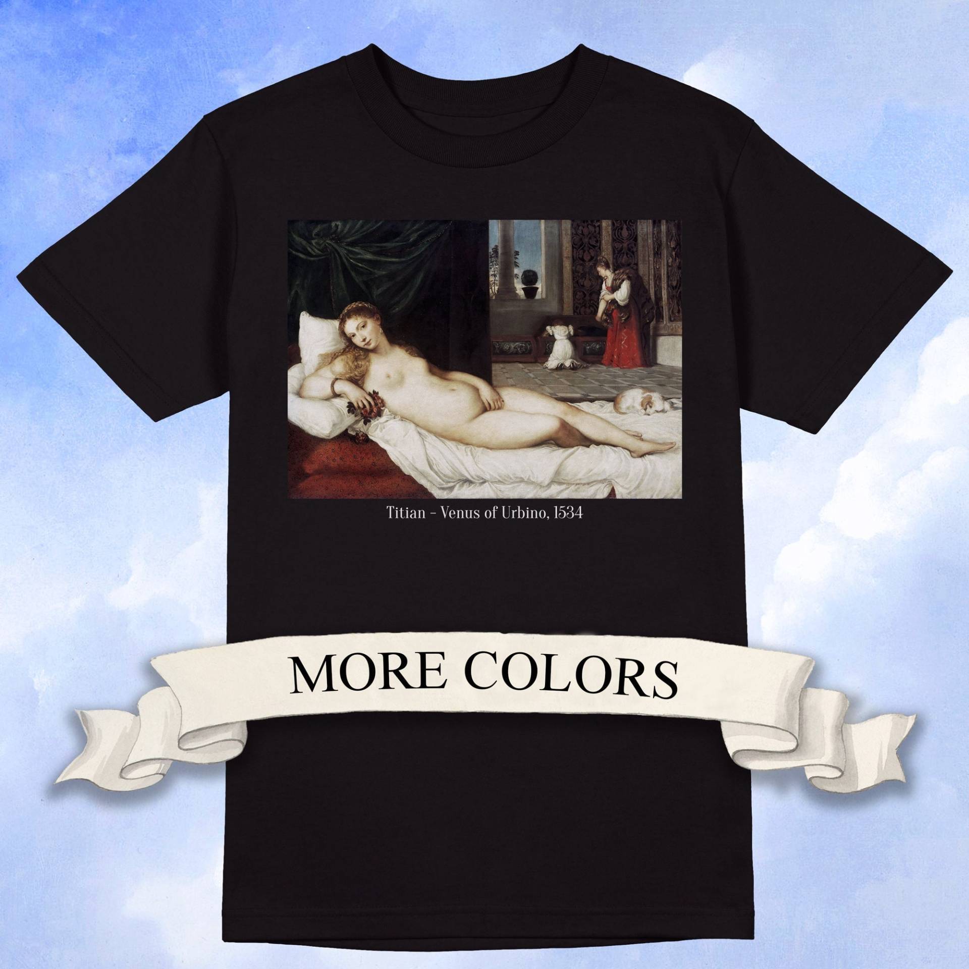 Titian - Venus Von Urbino Unisex T-Shirt von ArtHistoryClub2