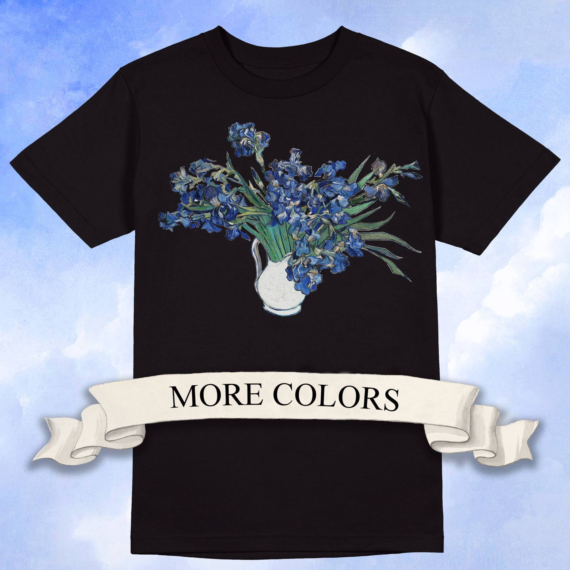 Vincent Van Gogh T-Shirt, Irises Shirt von ArtHistoryClub2