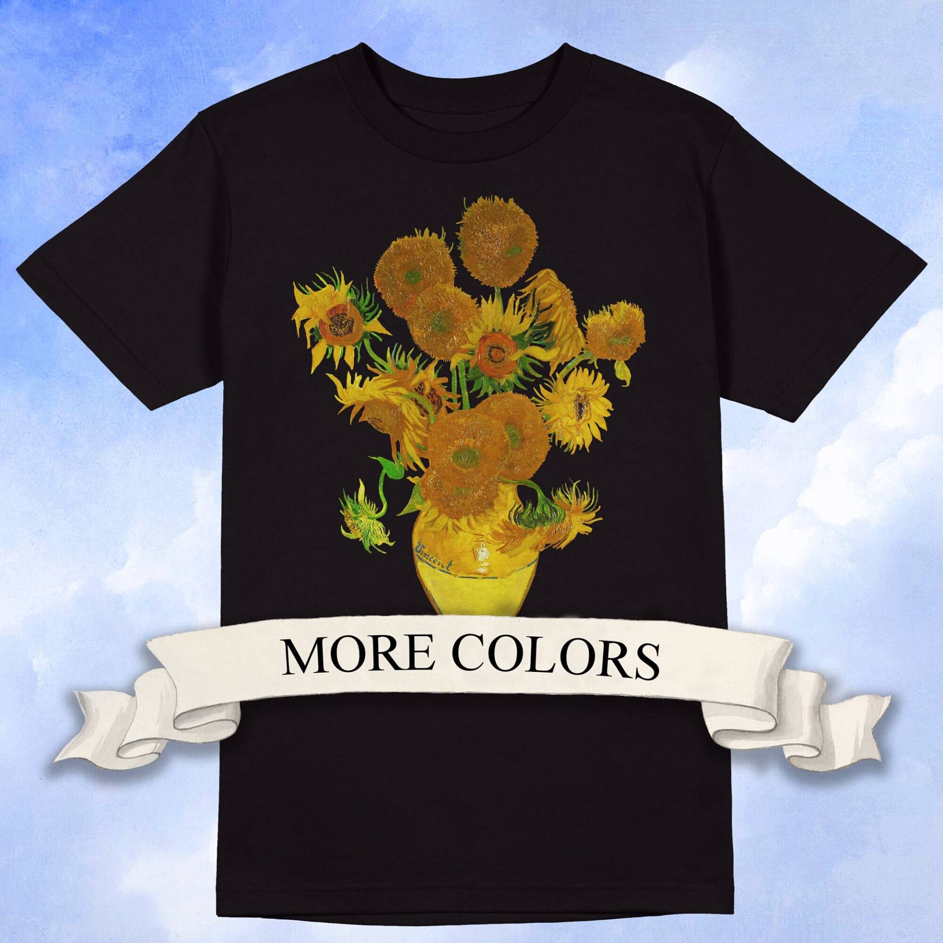 Vincent Van Gogh T-Shirt, Sonnenblumen Shirt von ArtHistoryClub2