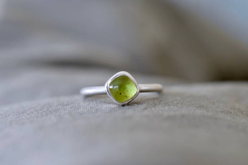 Peridot Silberring von ArtLelor