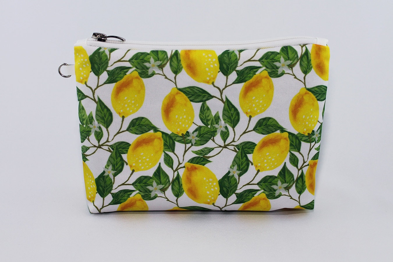 Zitronen-Kosmetiktasche, Handgemachtes Geschenk Für Sie, Niedliches Fruchtmuster-Federmäppchen, Leuchtend Gelber Zitronenbeutel, Frucht von ArtNik17