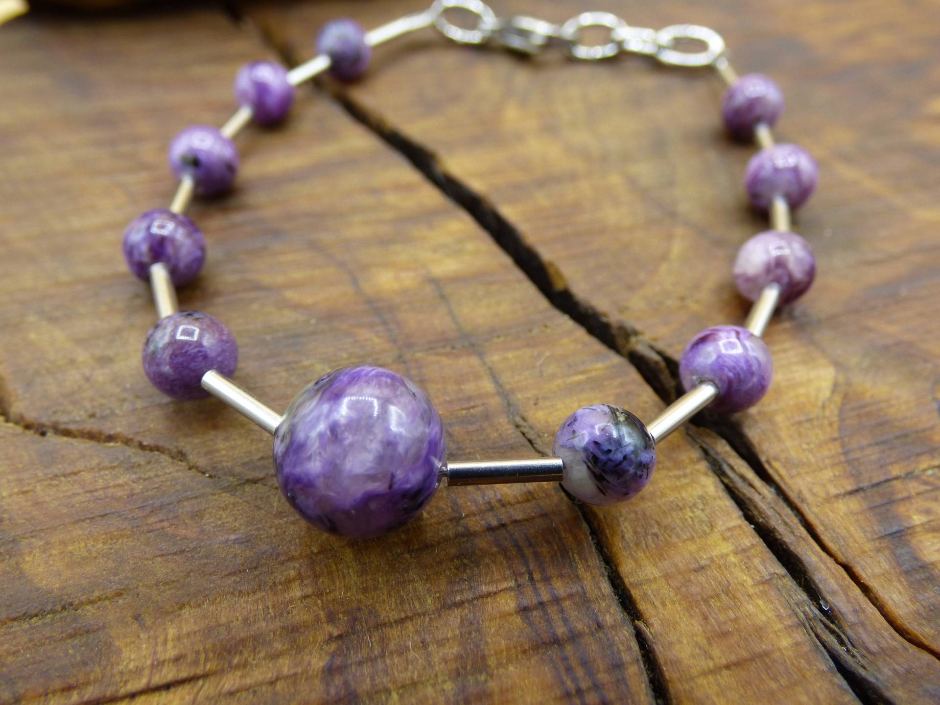 Aaa Charoit - 304 Edelstahl Edelstein Armband Grün Goa Hippie Boho Natur Heilstein Geschenk Er Sie Mann Frau Freund Energie Kraft Chakra Aaa Charoit - 304 Edelstahl Edelstein Armband Grün Goa Hippie Boho Natur Heilstein Geschenk Er Sie Mann Frau Freund Energie Kraft Chakra von ArtOfNatureBerlin