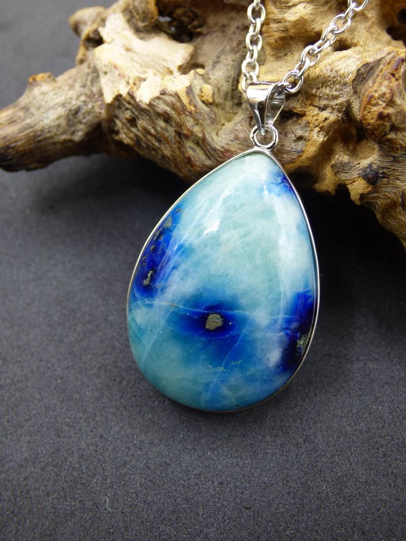 Afghanit Aaa ~ 925 Silber Edelstein Kette Heilstein Natur Blau Rarität Edel Mann Frau Geschenk Er Sie Freundin Energie Kraft Ruhe Glück Afghanit Aaa ~ 925 Silber Edelstein Kette Heilstein Natur Blau Rarität Edel Mann Frau Geschenk Er Sie Freundin Energie Kraft Ruhe Glück von ArtOfNatureBerlin