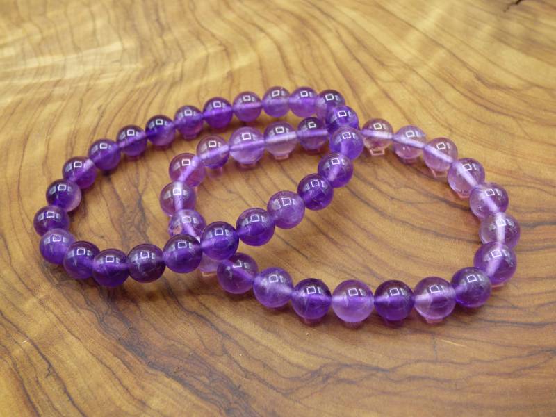 Amethyst Aaa ~ Edelstein Armband Stretch Lila Natur Violet Klar Heilstein Kristall Rarität Selten Geschenk Mann Frau Schwester Mutter Sie Er von ArtOfNatureBerlin