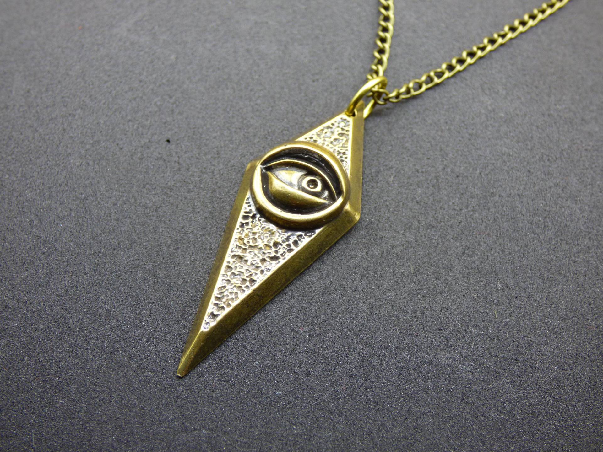 Auge Des Horus ~ Illuminati Kette Antik Bronze ~Hippie ~Goa ~Boho ~Tibet ~Ethno ~Nature ~Vintage ~Pyramide ~Ägypten ~Allsehend von ArtOfNatureBerlin