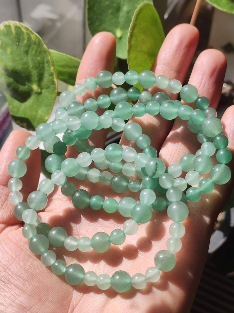 Aventurin Grün - Edelstein Armband Stretch Mann Frau Er Sie Freundin Kind Sohn Tochter Geschenk Hippie Natur Heilstein Energie Chakra Kraft von ArtOfNatureBerlin