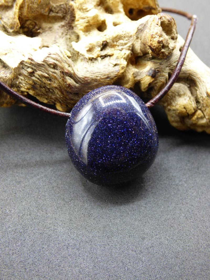 Blaufluss ~ Edelstein Kette ~Hippie ~Goa ~Boho ~Tibet ~Ethno ~Nature ~Donut ~Schutzsymbol ~Heilstein Blaufluss ~ Edelstein Kette ~Hippie ~Goa ~Boho ~Tibet ~Ethno ~Nature ~Donut ~Schutzsymbol ~Heilstein von ArtOfNatureBerlin
