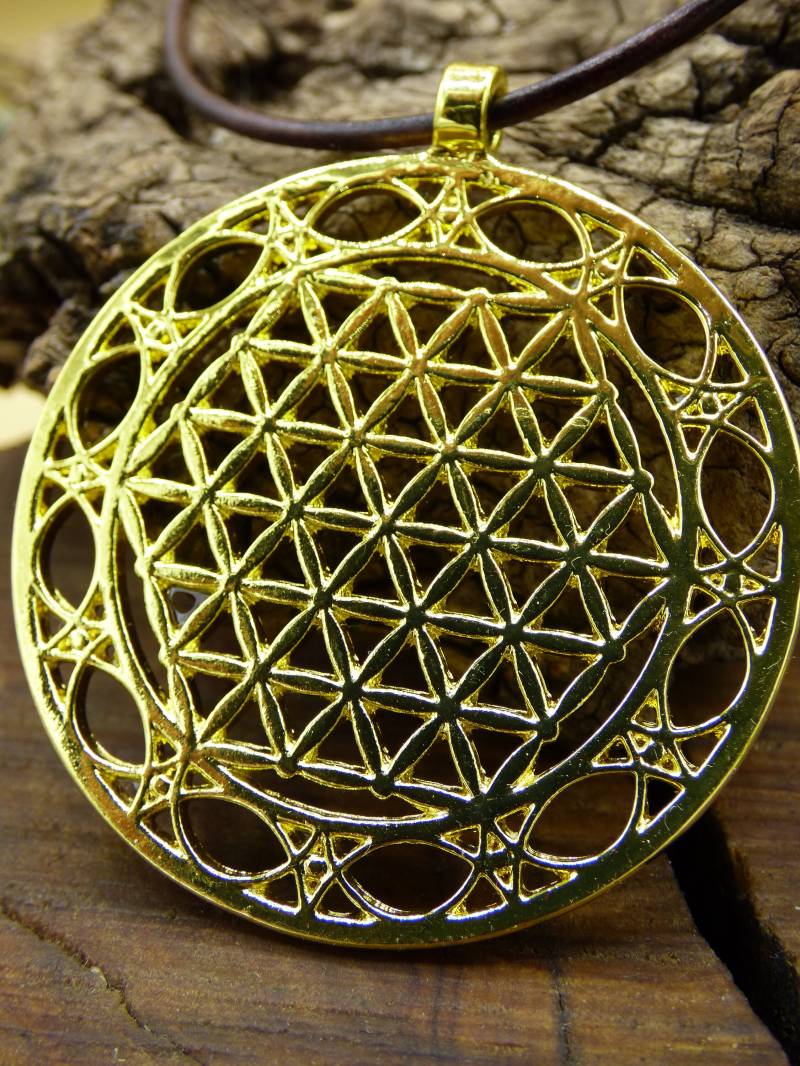 Blume Des Lebens 6 "Flower/Seed Of Life" ~ Mandala Kette~ ~Hippie ~Goa ~Boho ~Tibet ~Ethno ~Nature von ArtOfNatureBerlin