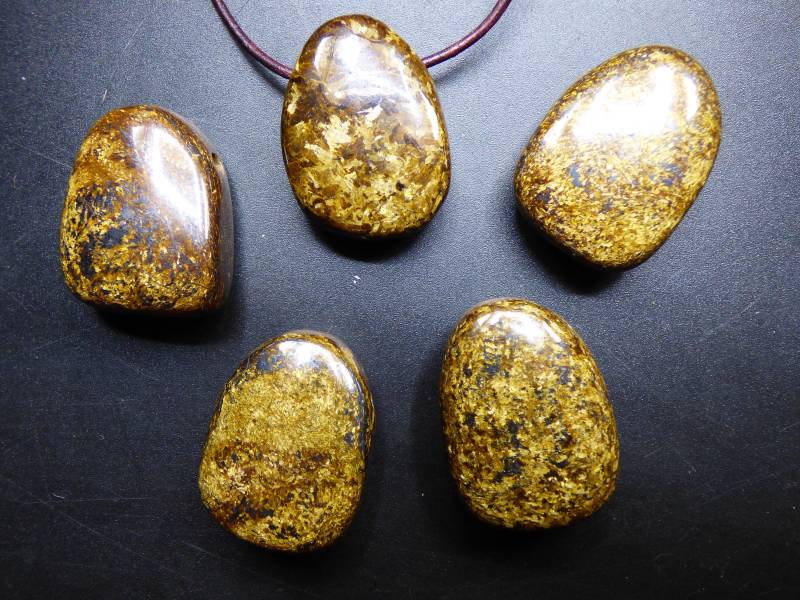 Bronzit Braun Edelstein Kette Natur Heilstein Mann Frau Glück Schutz Hippie Goa Boho Tibet Ethno Rarität Geschenk Er Sie von ArtOfNatureBerlin