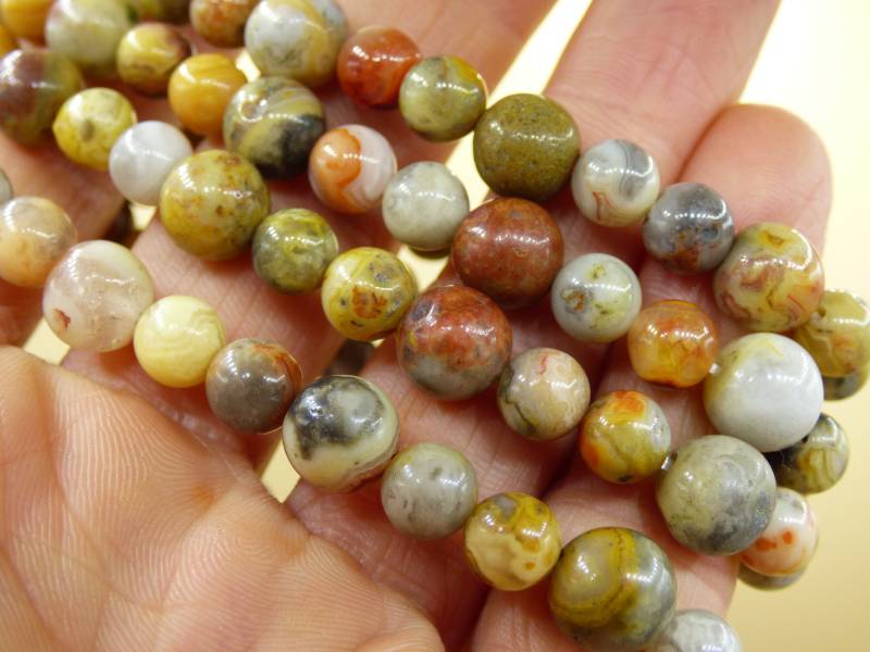 Crazy Laze Achat ~ Edelstein Stretch Armband Mann Frau Er Sie Geschenk Freundin Gelb Bunt Natur Echt Heilstein Kraft Energie Chakra Boho von ArtOfNatureBerlin