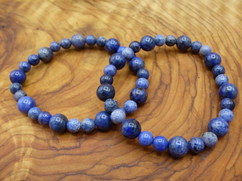 Dumortierit - Edelstein Armband Blau Goa Hippie Boho Natur Heilstein Geschenk Er Sie Mann Frau Kind Bruder Freund Rarität Energie Kraft von ArtOfNatureBerlin