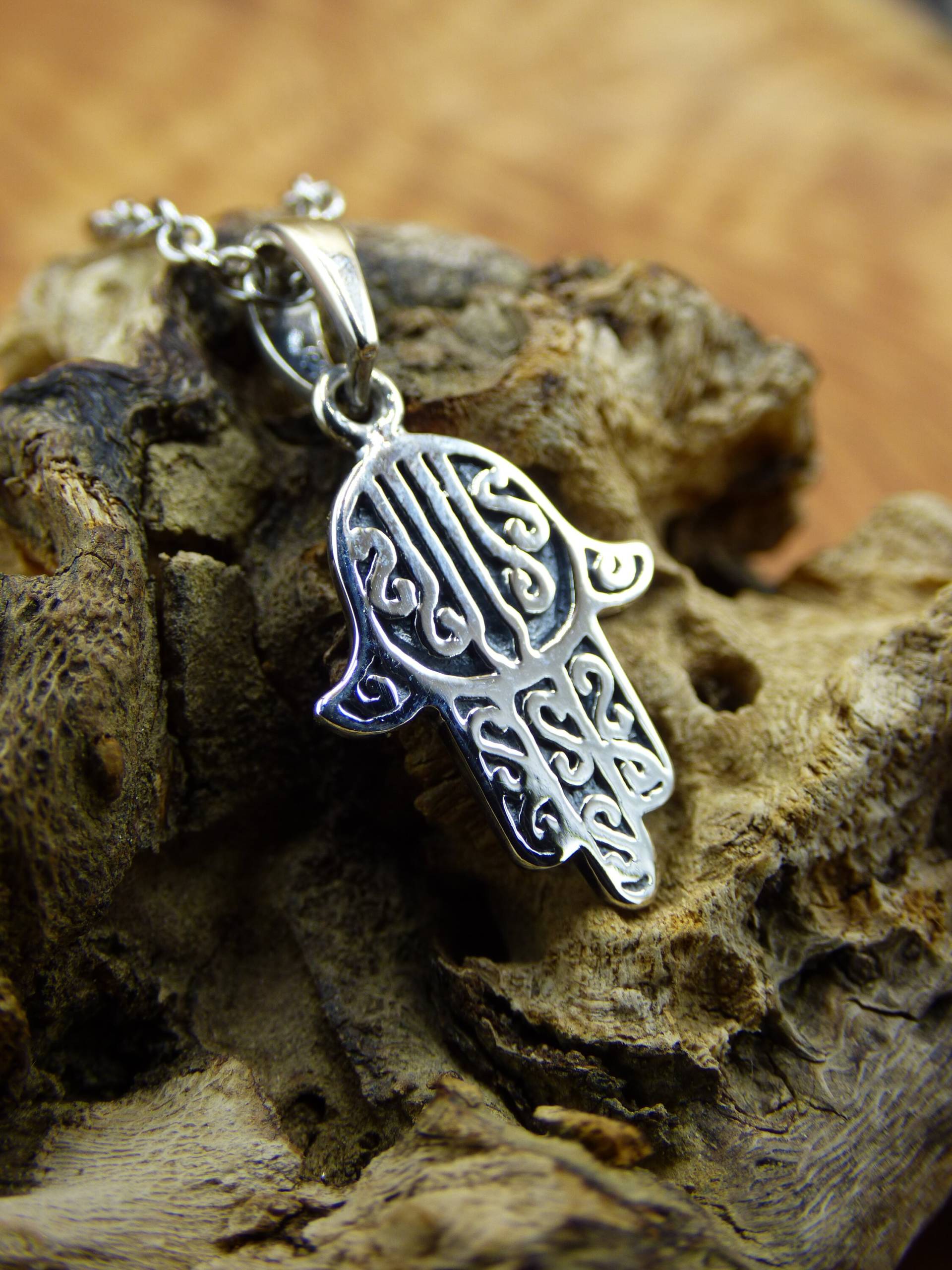 Hamsa ~ Hand Der Fatima 925Er Sterling Silber Hippie ~Goa ~Boho ~Tibet ~Ethno ~Nature Hamsa ~ Hand Der Fatima 925Er Sterling Silber Hippie ~Goa ~Boho ~Tibet ~Ethno ~Nature von ArtOfNatureBerlin
