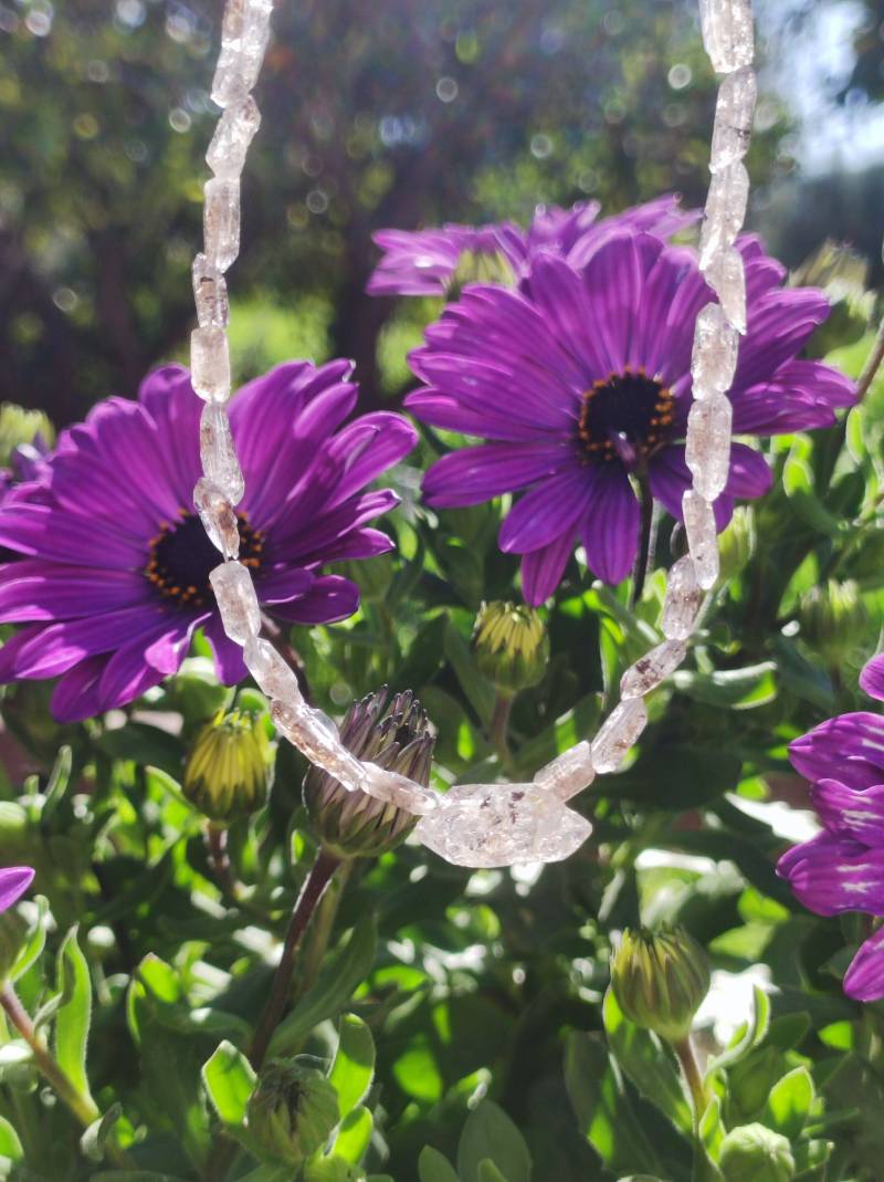 Herkimer Diamant Aaa Edelstein Kette Roh Anhänger Natur Klar Heilstein Kristall Rarität Selten Geschenk Mann Frau Mutter Vater Er Sie Unikat von ArtOfNatureBerlin