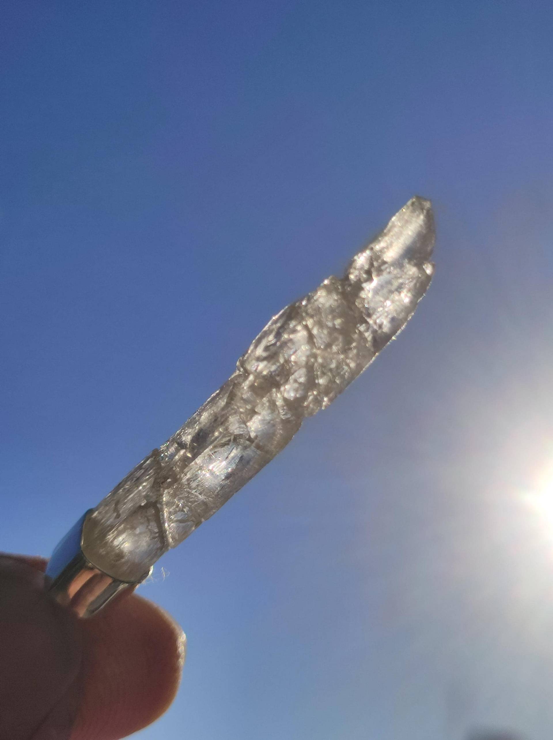 Hiddenit Aaa Rarität ~ 925 Sterling Silber Edelstein Kette ~Hippie ~Goa ~Boho ~Ethno ~Nature ~Heilstein von ArtOfNatureBerlin