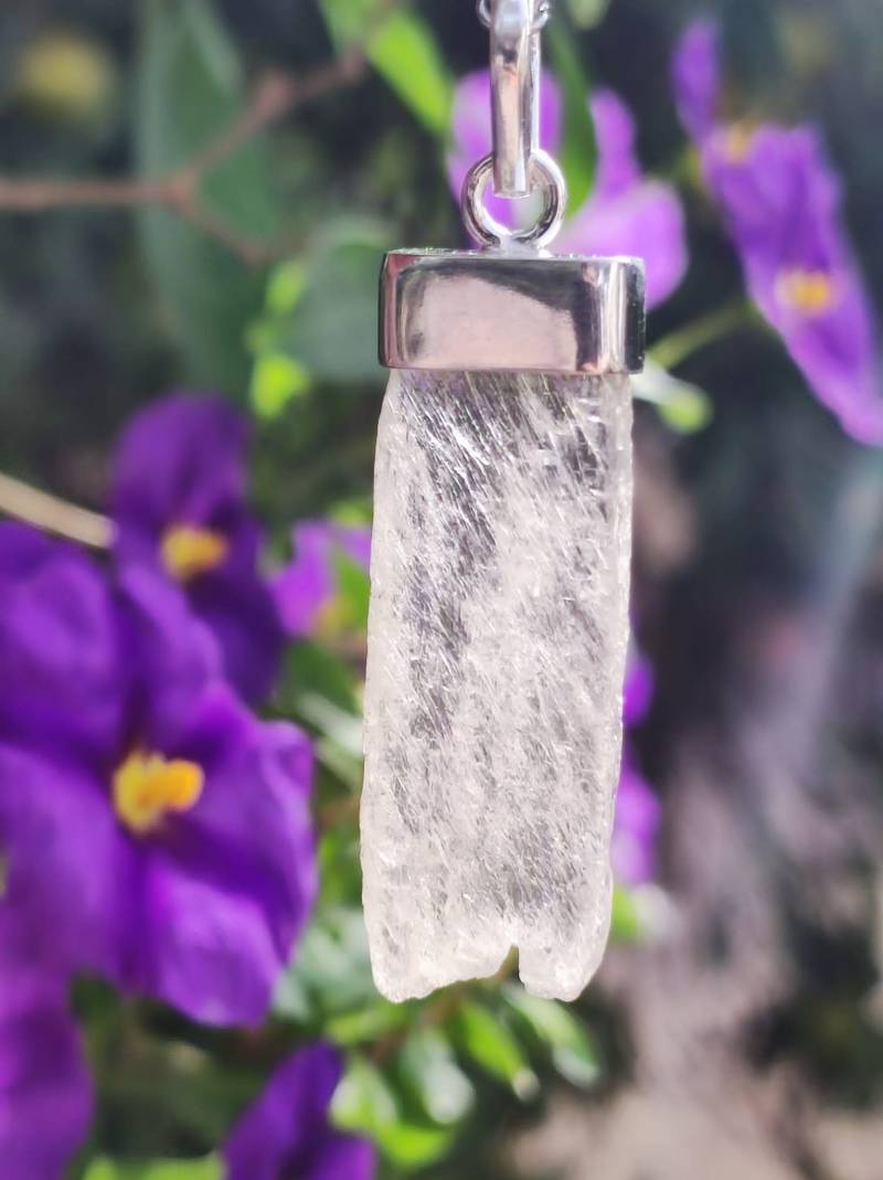 Hiddenit Aaa Rarität ~ 925 Sterling Silber Edelstein Kette ~Hippie ~Goa ~Boho ~Ethno ~Nature ~Heilstein von ArtOfNatureBerlin