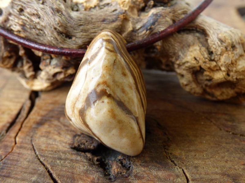 Jaspis Cappuccino ~ Edelstein Kette ~Hippie ~Goa ~Boho ~Ethno ~Nature ~Heilstein von ArtOfNatureBerlin
