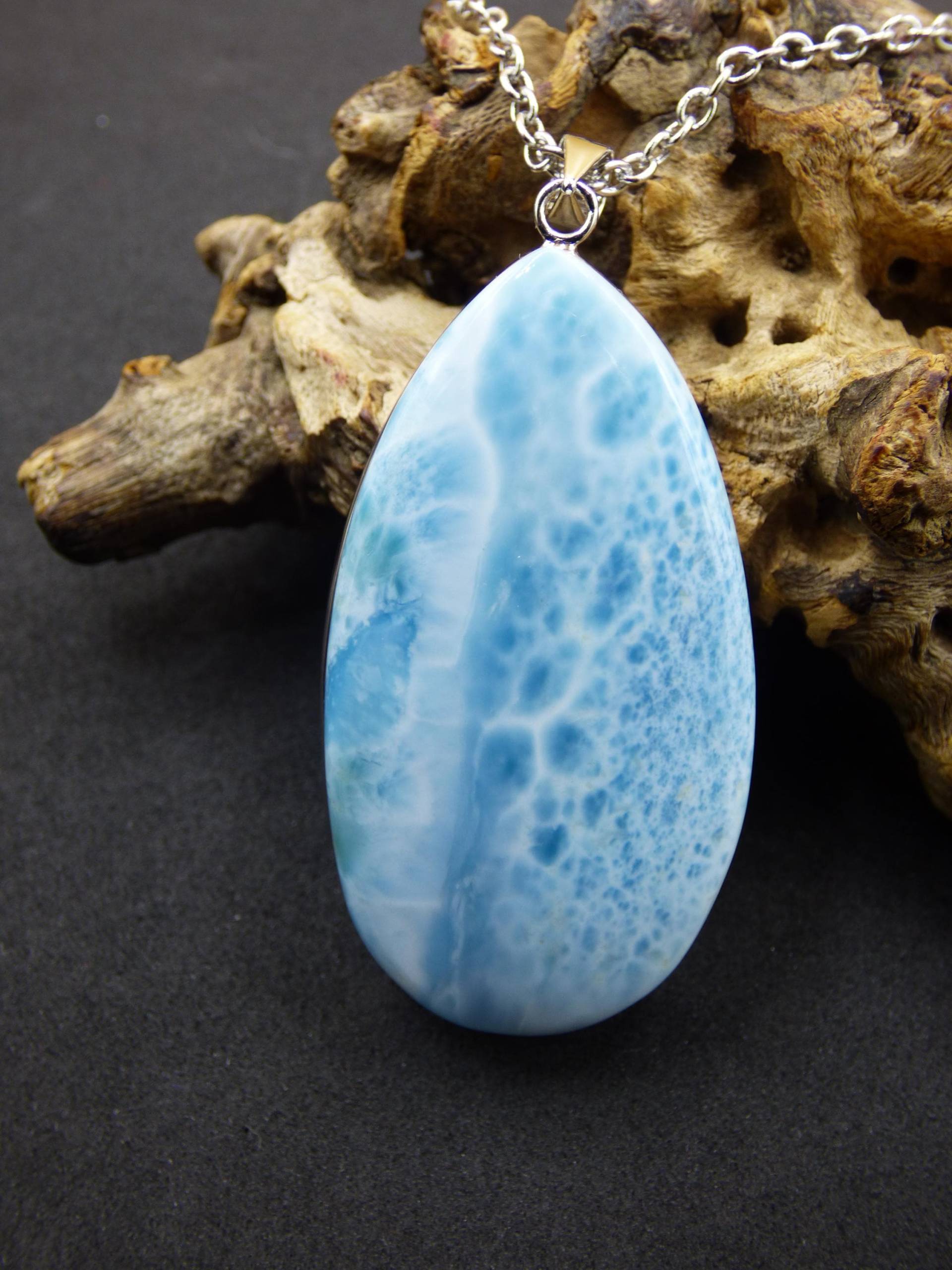 Larimar Aaa "Atlantis Stone" Edelstein Kette 925 Sterling Silber Frau Schmuck Edel Natur Heilstein Hippie Rarität Meer Himmel Blau Geschenk Larimar Aaa "Atlantis Stone" Edelstein Kette 925 Sterling Silber Frau Schmuck Edel Natur Heilstein Hippie Rarität Meer Himmel Blau Geschenk von ArtOfNatureBerlin