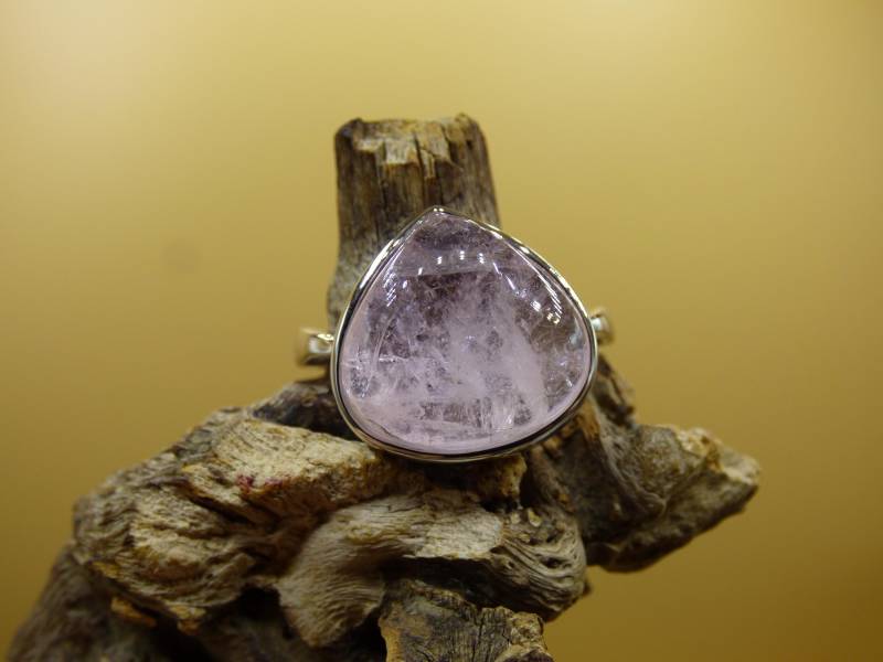 Morganit Ring - 100% Natürlich 925 Sterling Silber Verstellbar Edelstein Rosa Pink Heilstein Energie Kraft Frauen Schmuck Edel Rarität von ArtOfNatureBerlin